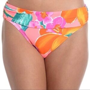 La Blanca Women's Banded Hipster Bikini Swimsuit Bottom NWT size 4